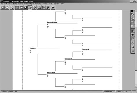 a. Standard Pedigree Tree at Family Tree Maker 2005. | Download ...