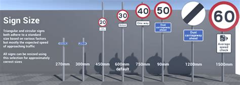 Leap Interactive Blog: Over 400 UK Road Signs for Unreal Engine 4