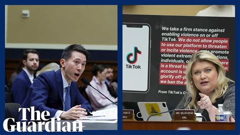 TikTok CEO shown video threatening committee chair during Congress hearing - YouTube