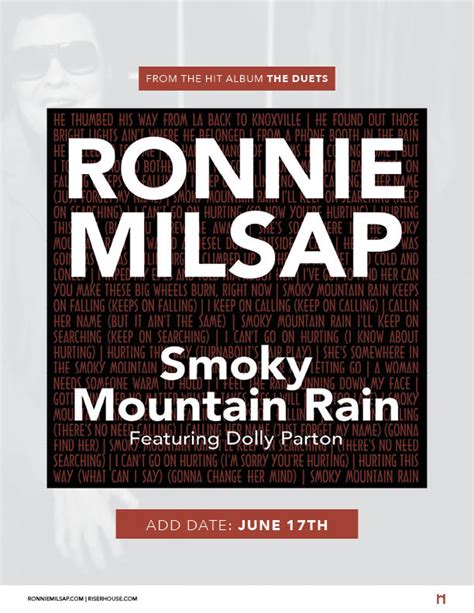 Ronnie Milsap Feat. Dolly Parton - Smoky Mountain Rain - Daily Play MPE®Daily Play MPE®