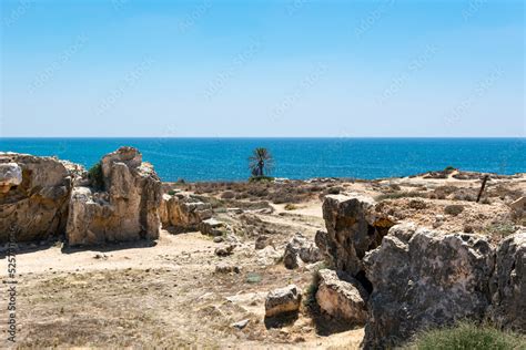 Archaeological Park. Paphos, Cyprus. Archaeological Site of Nea Paphos ...