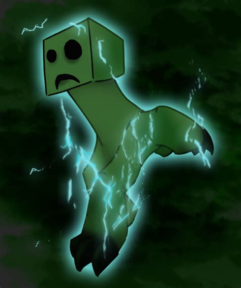 Charged Creeper minecraft by DasterEndermanalbino on DeviantArt