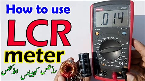 RLC Meter Inductance Capacitance Resistance Multimeter Ohm Inductor Tester TN88 Resistance ...