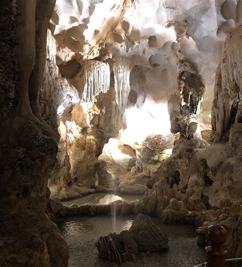 One of the many beautiful caves in Ha Long Bay, Vietnam : r/backpacking