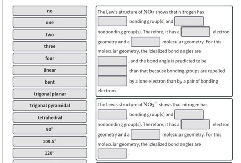 Solved no one two three The Lewis structure of NO2 shows | Chegg.com