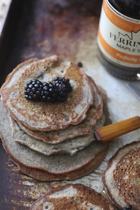 Purple Barley Pancakes | Fall dishes, Pancakes, No flour pancakes