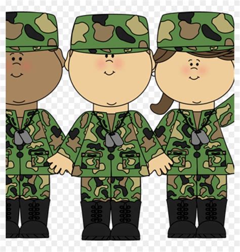 Veteran Soldiers Clip Art