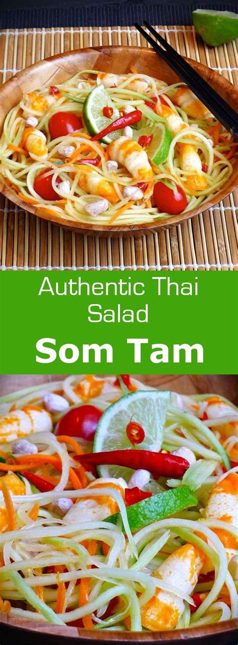 Som Tam - Authentic Thai Recipe | 196 flavors | Asian recipes, Recipes, Global cuisine