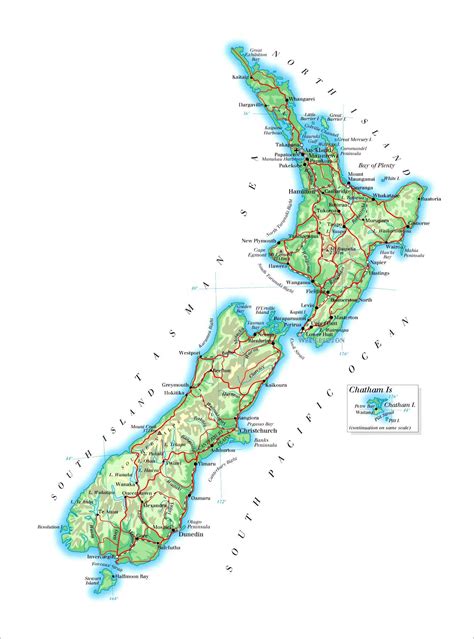 New Zealand Maps | Printable Maps of New Zealand for Download