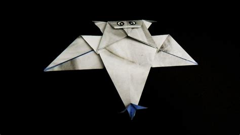 como hacer un buho origami. How to make an origami owl - YouTube