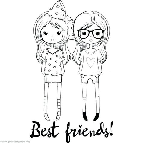 Printable Bff Coloring Pages