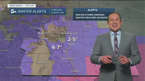 Overnight snow, cold and wind expected across Southern Colorado