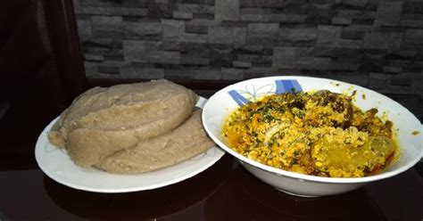 Amala and Egusi Recipe by Abjm belle affairs - Cookpad