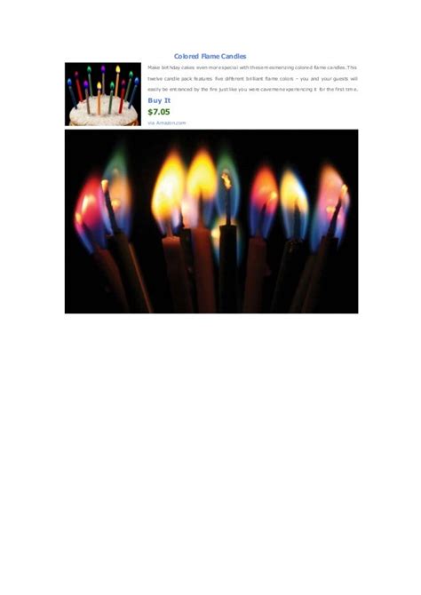 Rainbow moments colored flame candles