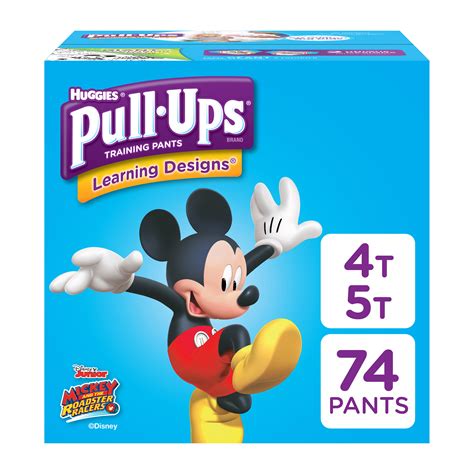 Pull-Ups Boys' Learning Designs Training Pants, Size 4T-5T, 74 Count ...