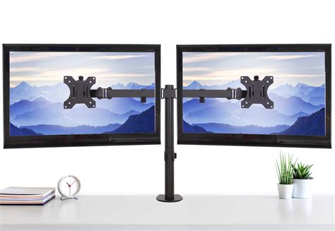 Buy Stand Steady 2 Monitor Desk Stand | Height Adjustable Double Monitor Stand with Desk Clamp ...