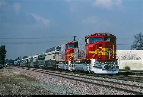 ATSF 249 Burlington Northern Santa Fe EMD SD75M at Fullerton ...