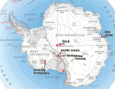 Earthfiles' Antarctica Map | Coast to Coast AM