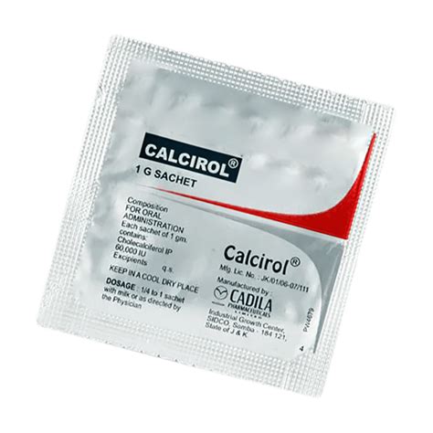 Buy Calcirol sachet Online | Vitamin D Deficiency | Treated India