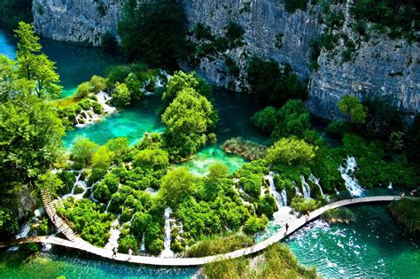 No viviendo en un mundo vivo: Plitvice Lakes National Park