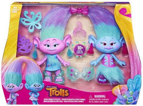 Trolls SATIN CHENILLES Style Set Hasbro Toys - ToyWiz