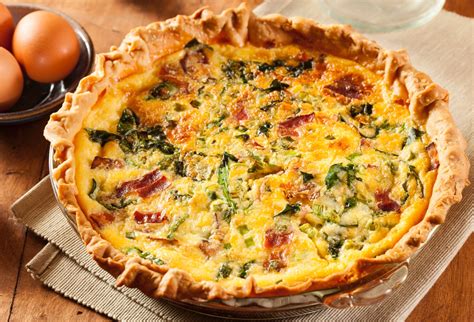 Bacon, Spinach & Swiss Quiche – 12 Tomatoes