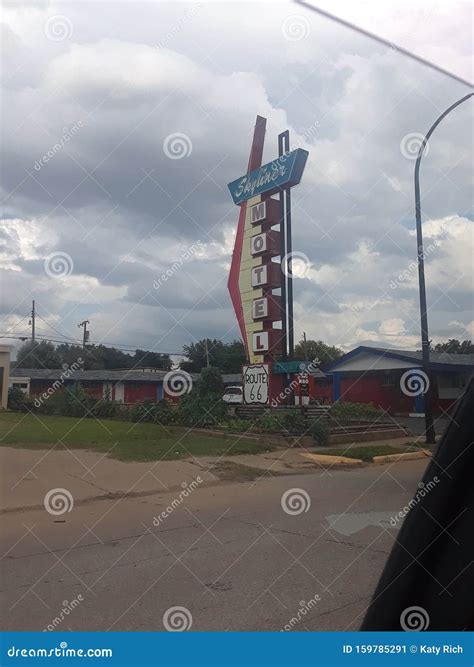 Skyline motel route 66 editorial photo. Image of america - 159785291