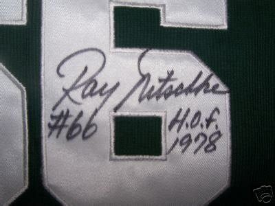 RAY NITSCHKE AUTOGRAPH THROWBACK JERSEY | #24120853