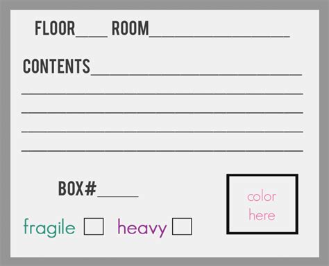 Bankers Box Storage Box Labels – Storage Box Labels Template – Label ...