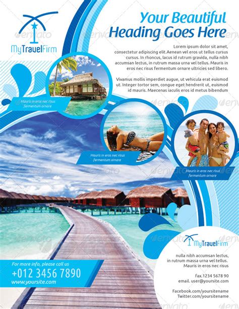 20 + Premium Travel Flyer Template Designs