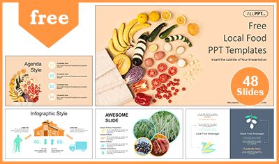 Local Food PowerPoint Templates Local Food PowerPoint Templates