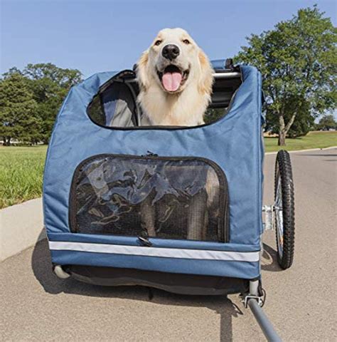 Pet Supplies Strollers Dogs Rage Powersports PT-20304-B Blue 2-in-1 Pull-Behind Dog Bike Carrier ...