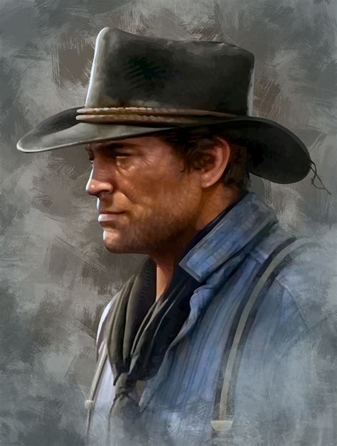 ファンアート「Portrait of Arthur Morgan」作成者：Brian Taylor(ブライアン・テイラー) - Rockstar Games