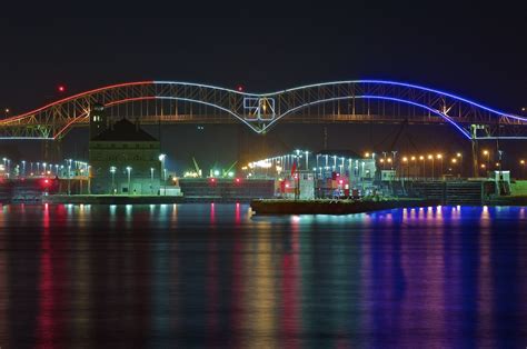 50th anniversary, international bridge, sault ste. marie, michigan, united states | Michigan ...