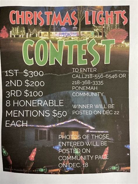 Ponemah Community Christmas Lights Contest - Red Lake Nation News