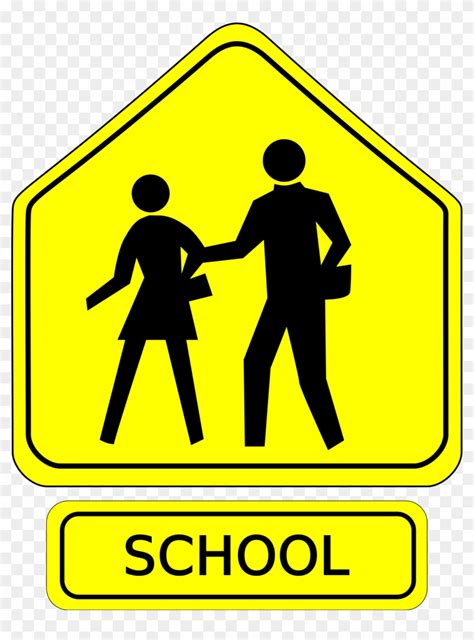 Traffic - School Zone Sign Clipart, HD Png Download - 1841x2400(#445313 ...