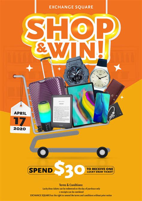 Annual Big Campaign Lucky Draw Promotion (A4) - Exchange Square Shopping Mall