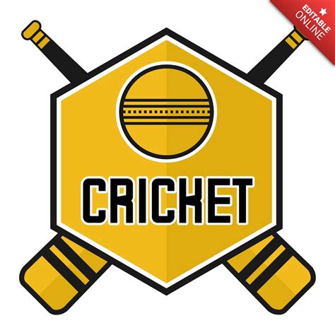 Cricket Logo Design Template | Free Design Template