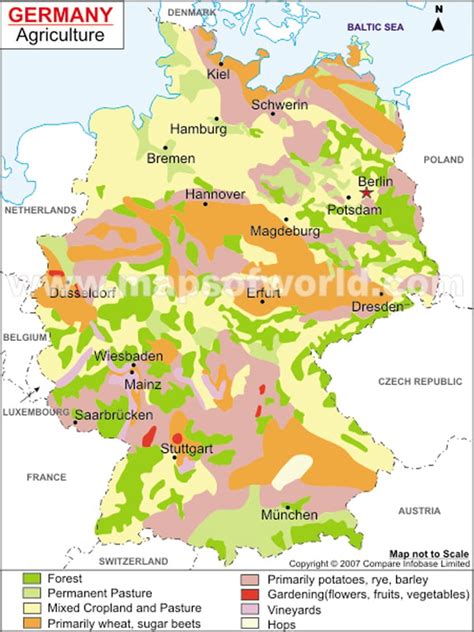 Germany Agriculture Map