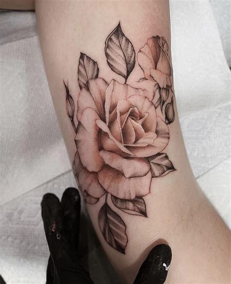 Roses in Bloom by PonyWave guest visiting Bang Bang tattoo NYC. | Rose ...