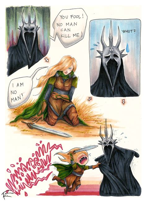 Eowyn and the Witch King by s-scattered on DeviantArt