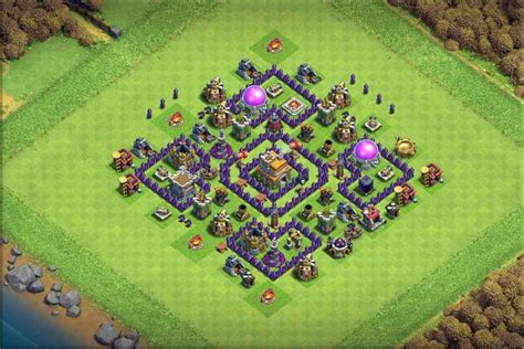 CoC TH7 Hybrid Base Link #3 - Layouts for Town Hall and Clan Capital