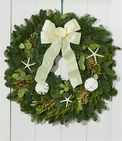 Coastal Evergreen Christmas Wreath, 24" | at L.L.Bean