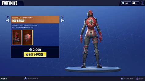 The Ultra-Rare Red Knight 'Fortnite' Skin Has Her Back Bling Now