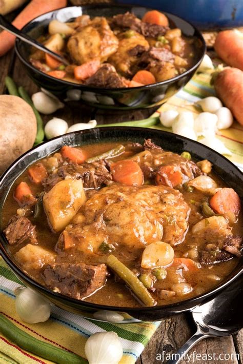 Beef Stew with Dumplings - A Family Feast