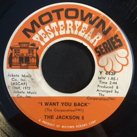 The Jackson 5 - I Want You Back / ABC (Vinyl) | Discogs