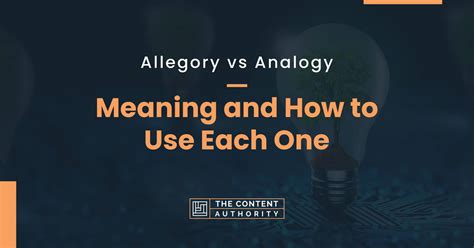 Allegory vs Analogy: Meaning and How to Use Each One