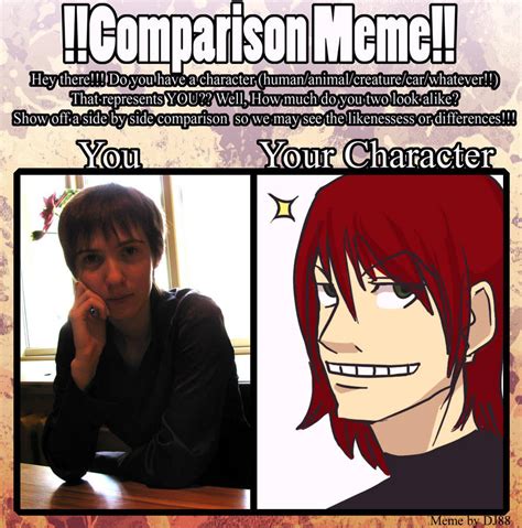 Comparison MEME by PapaVego on DeviantArt