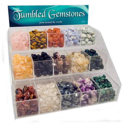 Tumbled Stones Display I Tumbled Gemstones Wholesale I Canada