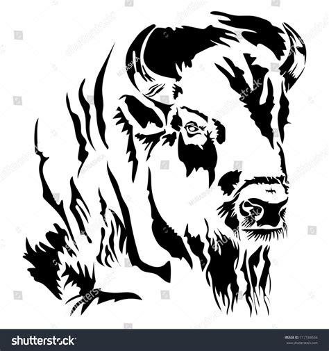 5,037 Buffalo Head Sketch Images, Stock Photos & Vectors | Shutterstock